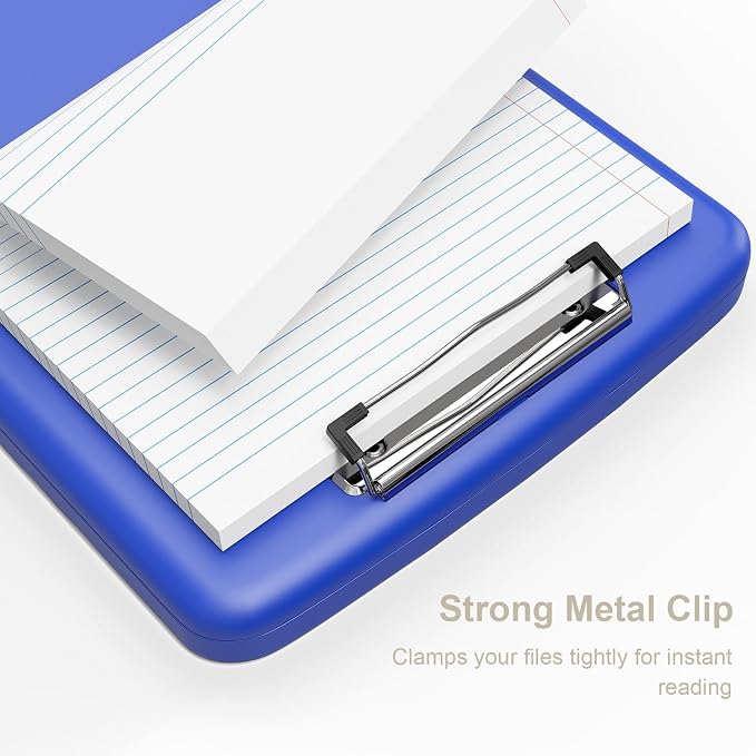 Piasoenc Clipboard with Storage, 8.5 x 11 Organization Box with Pen Holder and - Image 5