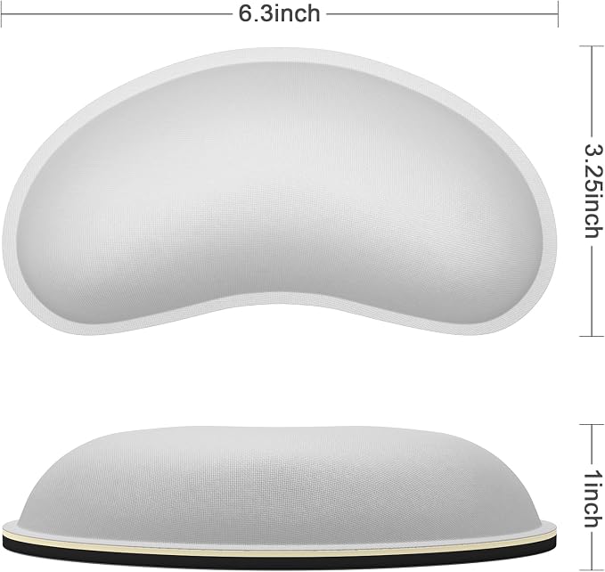 Dapesuom Mouse Wrist Rest, Ergonomic Memory Foam Mouse Wrist - Image 6