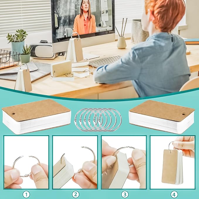 300 Pcs Flash Cards 2x3 Inch Index Cards - Image 4