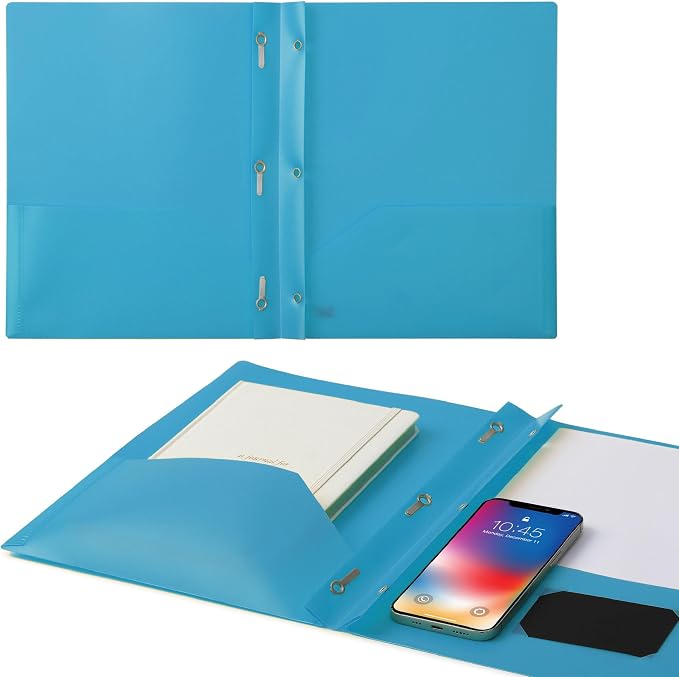 Mr. Pen- Plastic Folders with Pockets and Prongs, 36 Pack, Letter Size | - Image 7