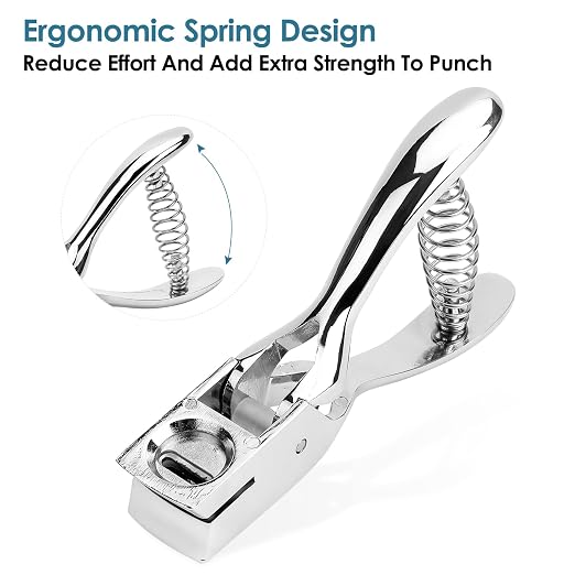MROCO Hole Punch Heavy Duty One Slot Badge Punch - Image 5