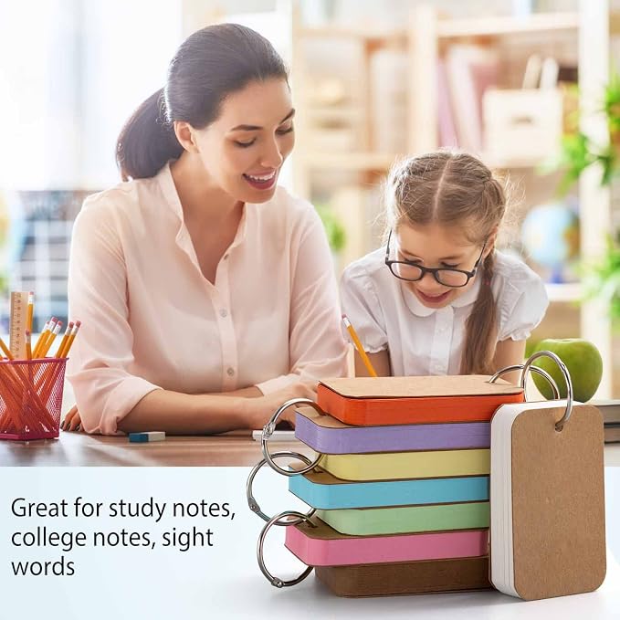Primbeeks 8 Pack Multicolor Index Cards - Image 6