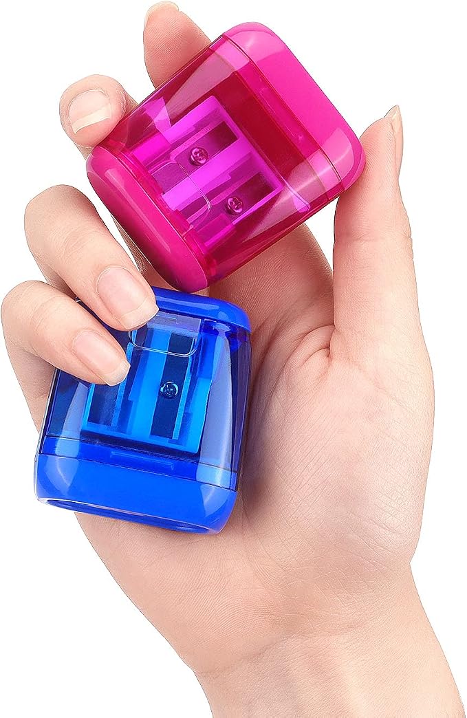 8 Pack Pencil Sharpener Manual, Double Holes - Image 5