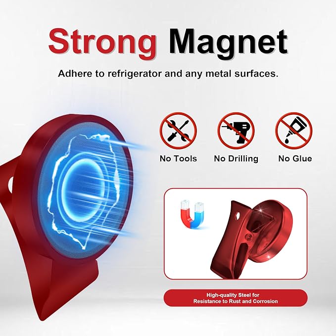 Magnetic Clips Heavy Duty 10 Pack | Strong Force Magnet Clips - Image 3