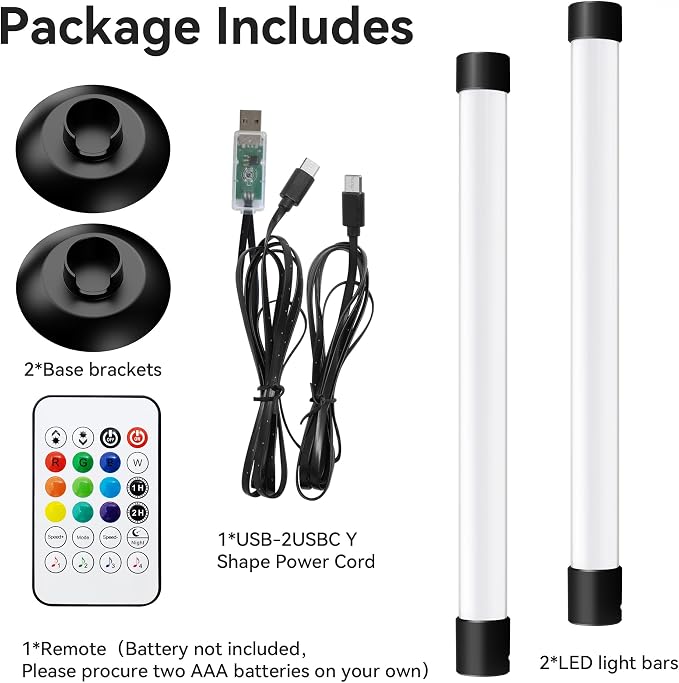 NBBUFF Led Light Bar with Music SynC Color Changing, Led Bar with App & Remote - Image 9