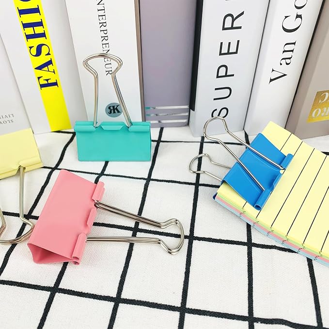 Extra Large 2-Inch Colored Binder Clips - Image 7