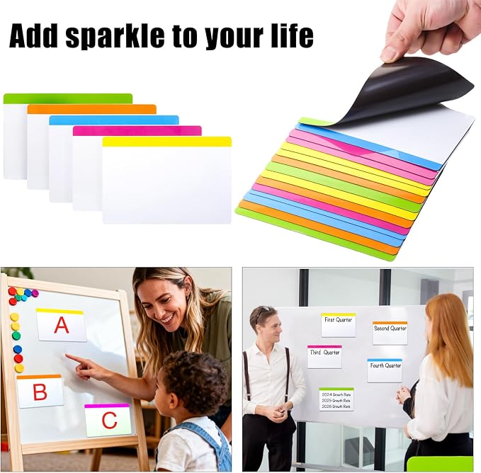 15-Pack 4"x6" Magnetic Dry Erase Labels - Image 5