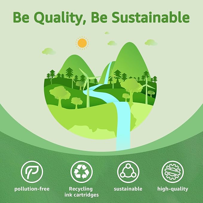 GREENSKY Remanufactured 910XL Ink Cartridges Replacement for HP 910xl Ink Cartridges Combo Pack with HP OfficeJet Pro 8025e 8015e 8028e 8035e 8025 8035 8020 Printer (Black, Cyan, Magenta, Yellow)-DeskLoop Office