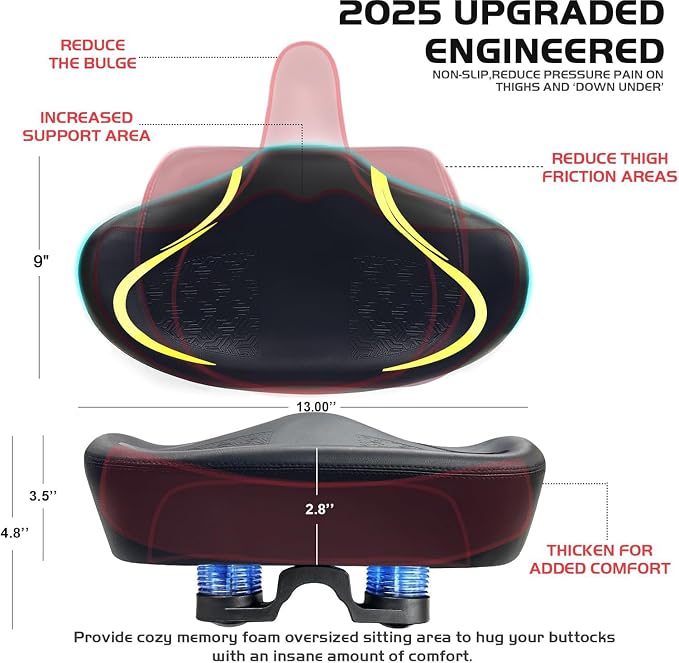 Noseless Bike Seat Cushion for Men & Women - Image 4