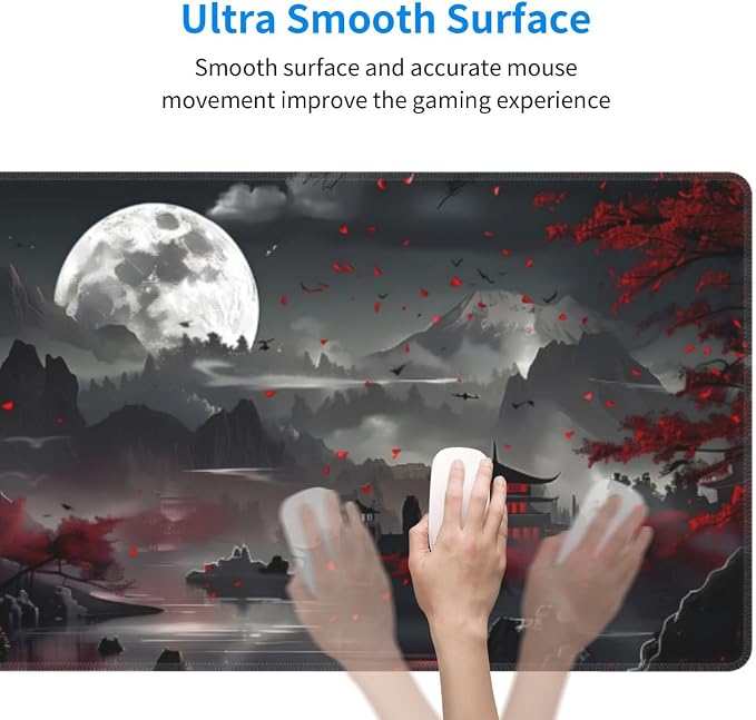 Extended Gaming Mouse Pad, Large Desk Mat XL Anime Mouse Pad Waterproof - Image 4