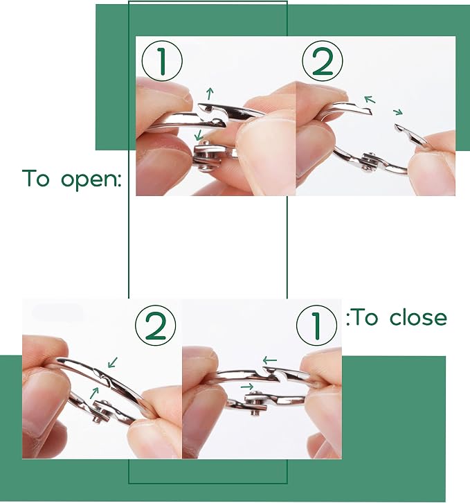 Mr. Pen- Loose Leaf Binder Book Rings, 2 Inch, 20 Pack | Metal Binder Rings - Image 7