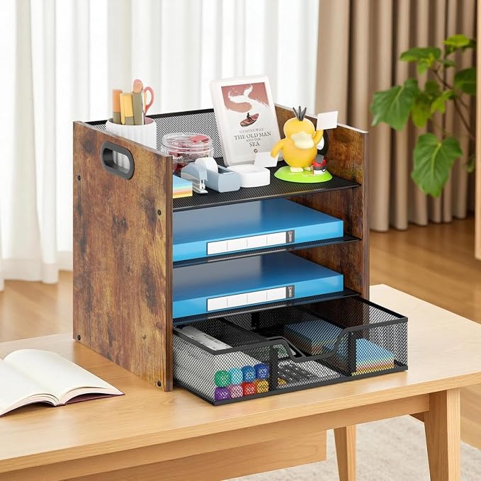 Boershun Wood Desk Organizer - Image 6