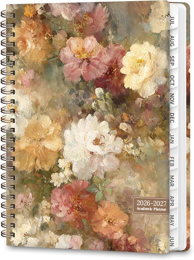 Planner 2026-2027, Weekly and Monthly Academic Year Calendar Planner, July 2026 by VALOME