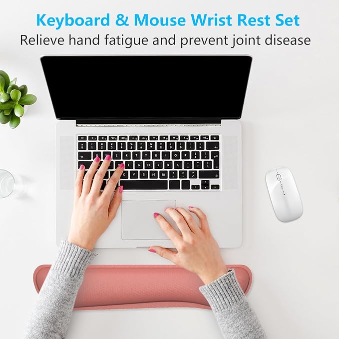 Dapesuom Enlarge Keyboard Wrist Rest, Memory Foam Keyboard Wrist Cushion - Image 7