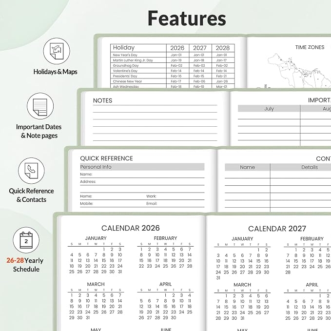 SUNEE 2026-2027 Pocket Weekly Planner - Image 5