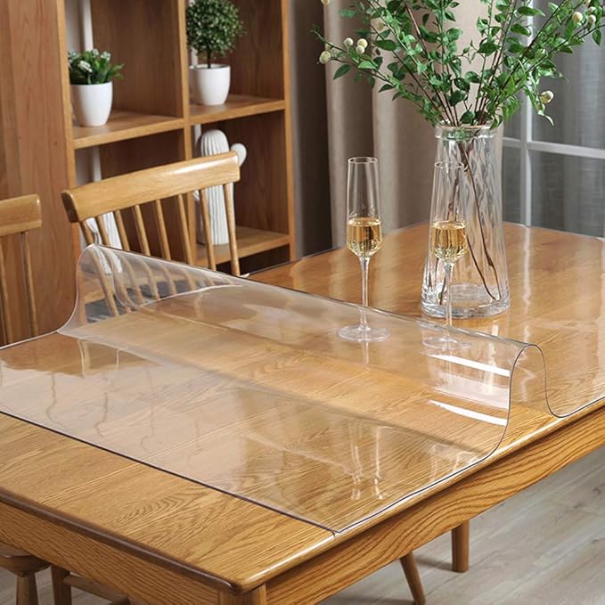 40x68 Inch Table Protector Clear - Image 2