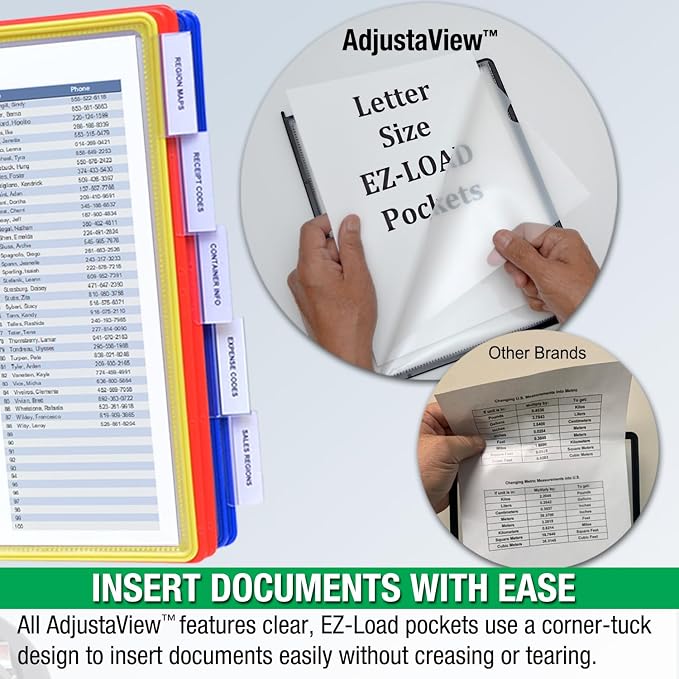 Ultimate Office AdjustaView 20-Pocket Desk Reference Organizer - Image 6
