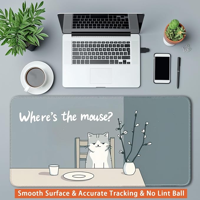 Keyboard Mat, Large Mouse Pad - Image 3