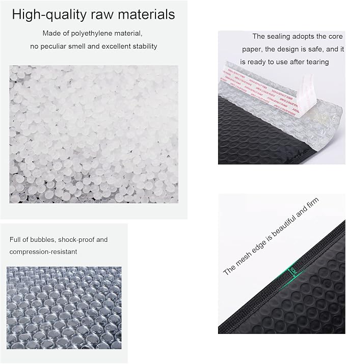 Padded Poly Mailers MEIANJU 13x10 inch Bubble Mailer Envelopes Small Packaging - Image 3