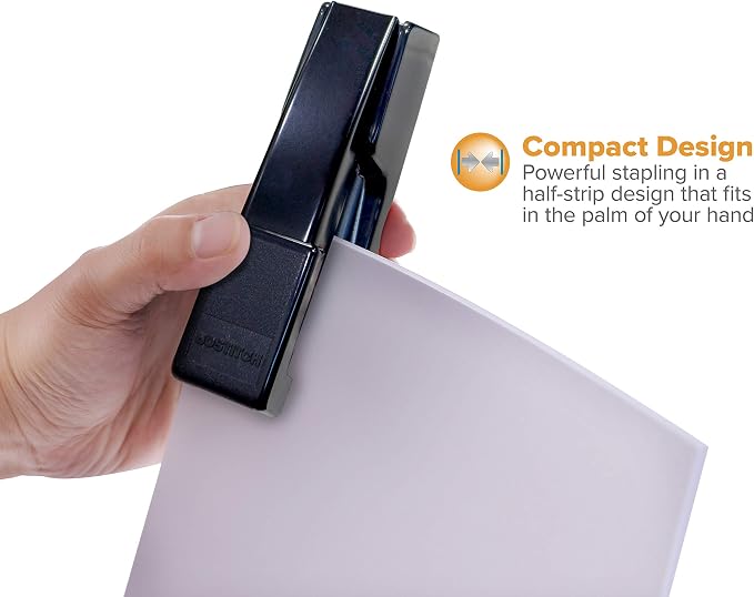 Bostitch Office B400 Executive Compact Stapler, 20 Sheet Capacity, Metal Design - Image 3