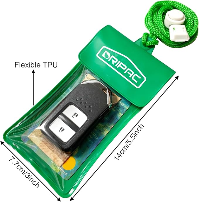 DRIPAC Waterproof Car Key FOB Case Waterproof Wallet Waterproof Holder Pouch - Image 3