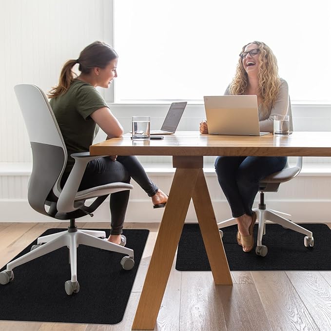 Sycoodeal Office Chair Mat for Hardwood Floor, Office Computer Gaming Chair Mat - Image 2