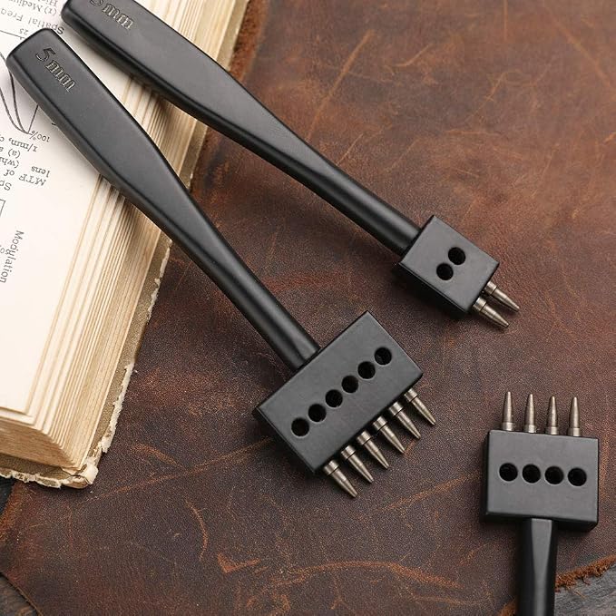 Leather Hole Punch, Prong Punch, 2/4/6 Lacing Stitching Punch, Round Hole Prong - Image 6