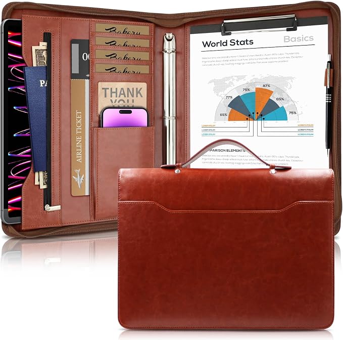 Faux Leather Portfolio Binder by Unknown