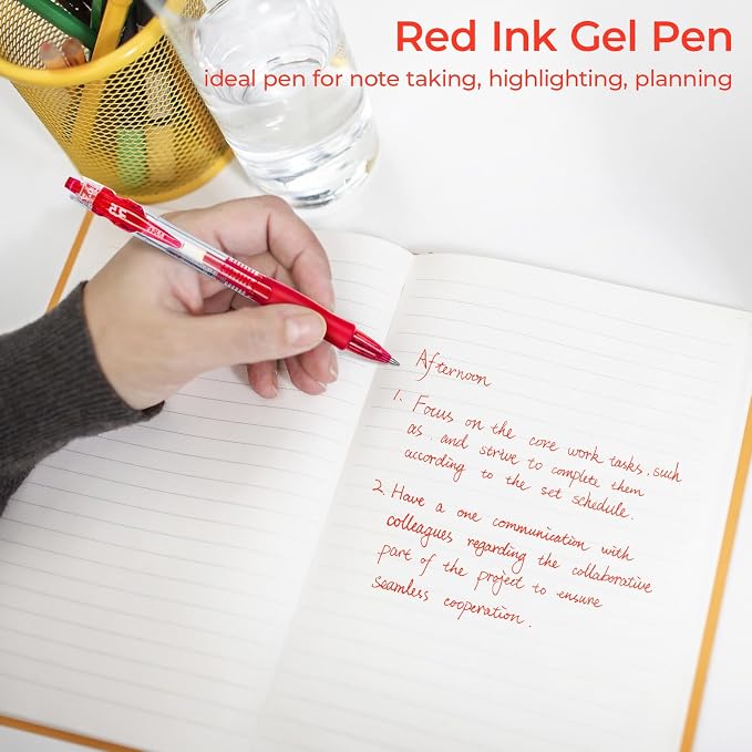 M&G Gel Pens, Retractable Gel Ink Pens Bulk Smooth Writing - Image 6