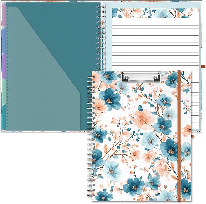 Hongri Clipboard Folio with Refillable Lined Notepad, 8.5 x 11 Folders with by Hongri
