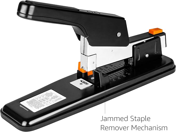 Amazon Basics Heavy-Duty Stapler, 90 Sheets High Capacity, Large Office Stapler - Image 4