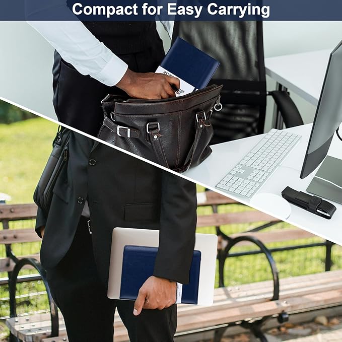 ZCZN 6 Pack Lined Journal Notebooks, 192 Pages A5 Hardcover Leather Journals for Work,Writing,School & Travel, College Ruled Journaling Notebooks for Notes Taking,Diary Notepad (Blue*6)-DeskLoop Office