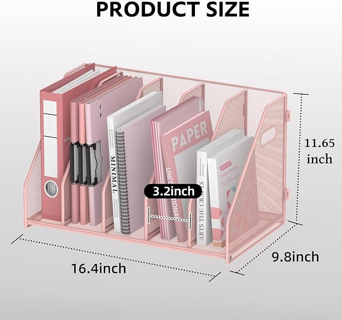 SUPEASY Binder Organizer, Magazine File Holder - Image 3