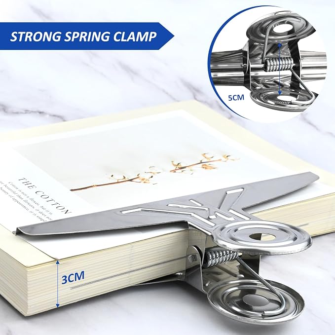 3 Pack Extra Large Paper Clips 7.9 Inches Jumbo Bull Binder Paper Clip Clamps - Image 4