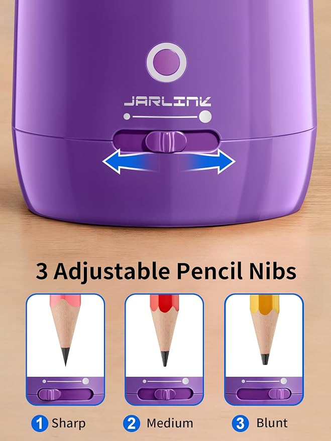 JARLINK Automatic Electric Pencil Sharpener - Image 5