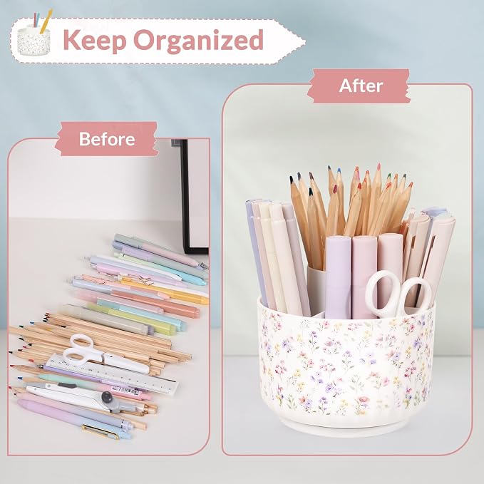 SKYDUE Rotating Pencil Pen Holder - Image 5