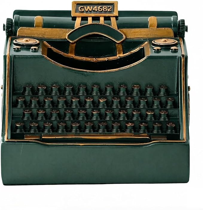 Retro Typewriter Pen Holder Desk Organizers - Image 2