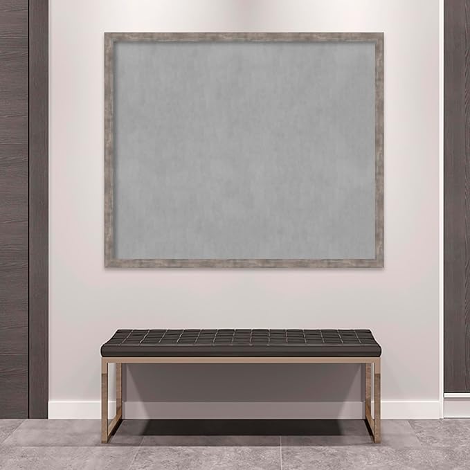 Amanti Art Silver Framed Magnetic Board 43x51 Oversize Vision Board - Image 5