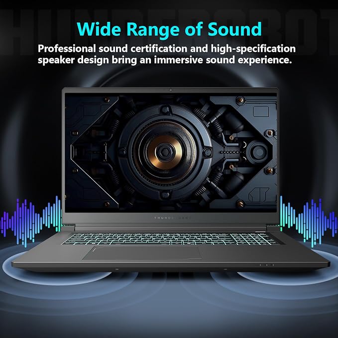 Thunderobot Storm 17 5060 Gaming Laptop, 17.3" QHD 165Hz 2K Display, Core - Image 7