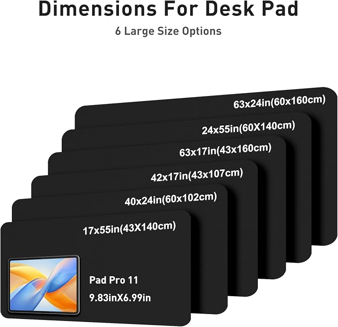 Aothia Faux Leather Desk Mat - Image 5