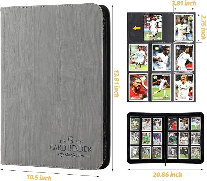 Trading Card Binder, Card Collection Binder Album Folder - Image 2