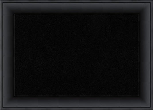 Amanti Art Black Cork Board for Wall, 15x21 Vision Board with Black Wood Frame, Small Corkboard Office Decor for Home Organization, Modern Corkboard Pinboard to Display Items for Home Organization in-DeskLoop Office