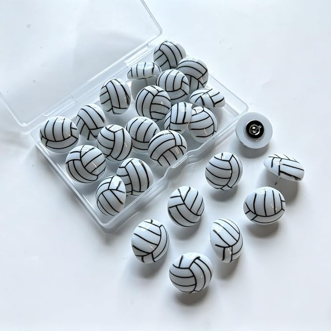 Thumb Tacks for wall, Cute Thumbtacks for Corkboards, Desk Decor for Sports by Tandarui