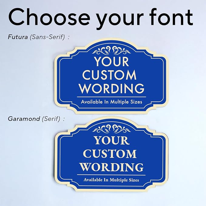 Custom Decorative Outdoor Metal Sign, Personalized Aluminum Driveway Sign - Image 9