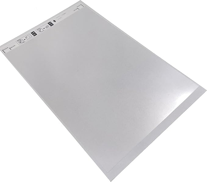 5pcs X B12B819051 Carrier Sheet B12B813431 4T8624 Sheets Compatible with Epson A4 Scanner Scan A3 B4 Odd-Sized Wrinkled Flimsy Folded Receipt Newspaper Magazine Clipping Torn Fragile Paper-DeskLoop Office