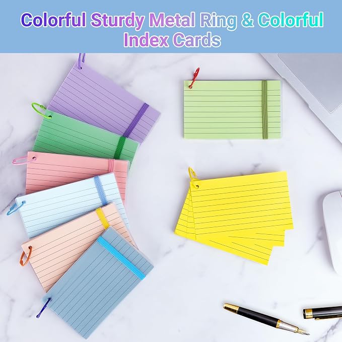 HAUTOCO 400 PCS Colored Index Cards 3x5 - Image 5