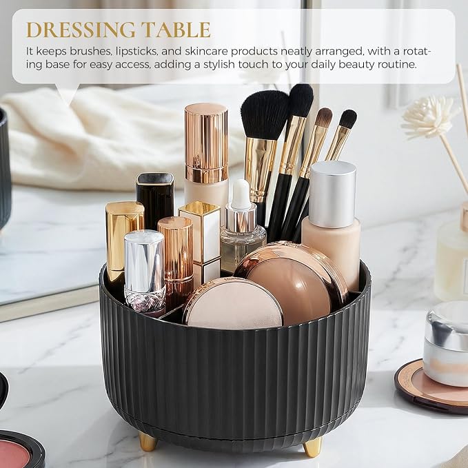 KONVINIT Pencil Pen Holder for Desk, 5 Slots 360 - Image 9