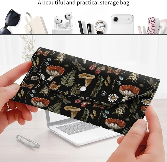 Cash Envelope Wallet Cute PU Leather Envelopes Bag - Image 3