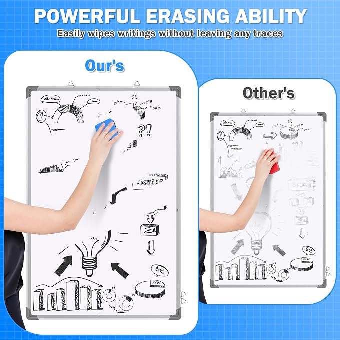 EAONE 48 Pack Dry Erase Eraser, Magnetic Whiteboard Cleaner Mini Chalkboard - Image 4