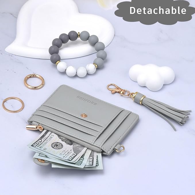 BAOSIWA Silicone Bracelet Keychain Wallet - Image 6